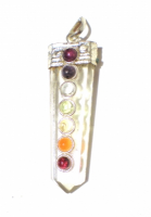Pendentif 7 chakra en cristal - 5 cm